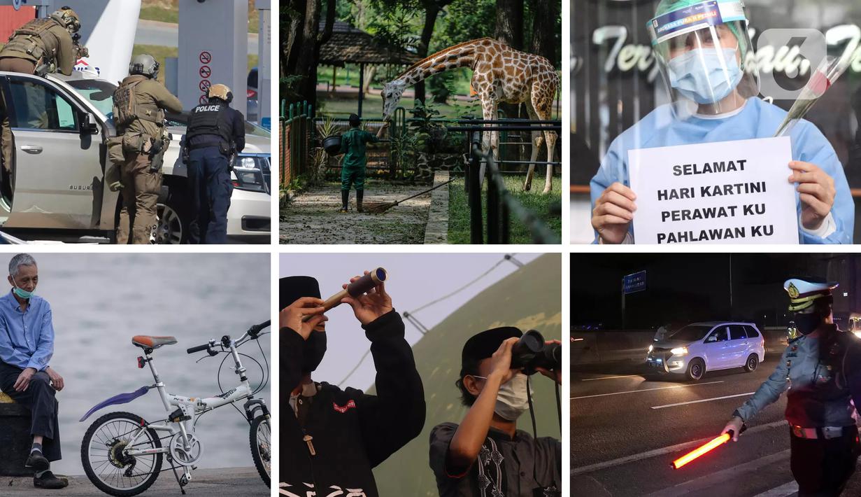 FOTO: Potret Peristiwa Menarik Pekan Ini 26 April 2020 - Foto Liputan6.com