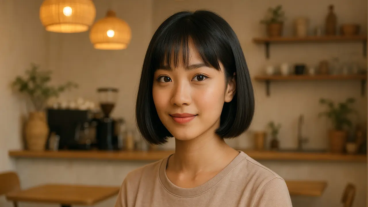 Gaya Rambut Pendek Wanita Jepang