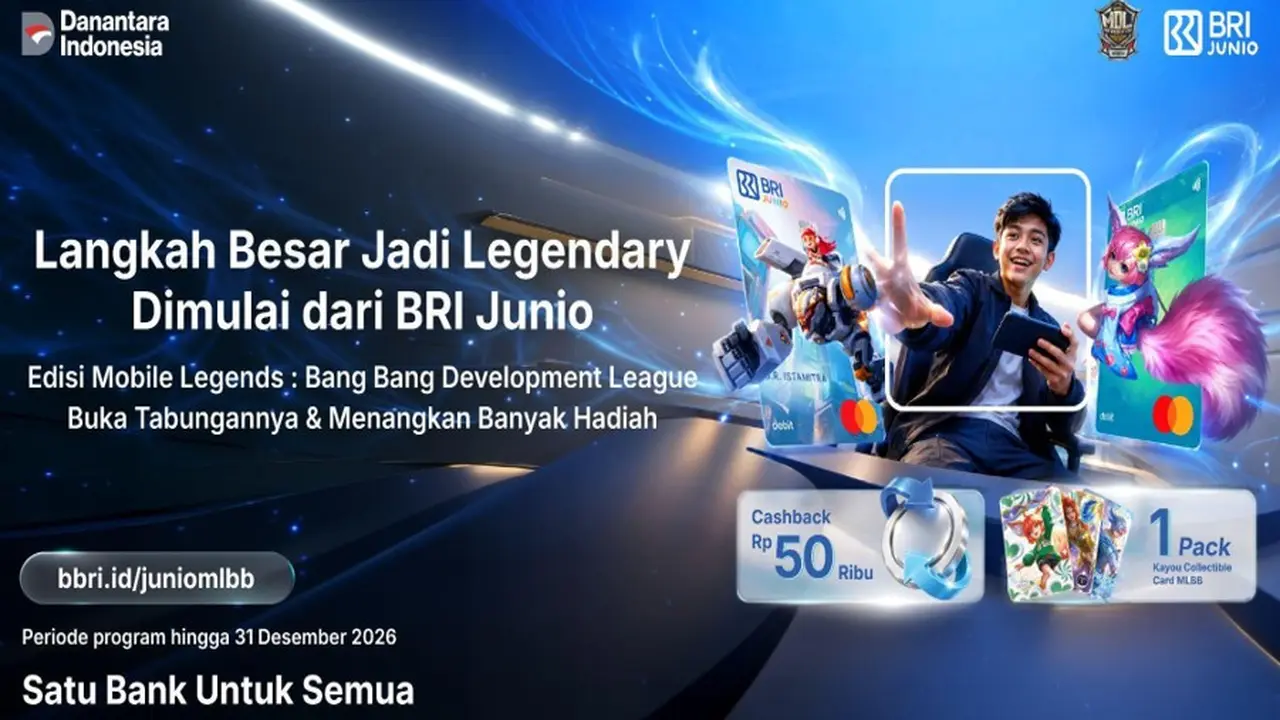 Berkolaborasi dengan Mobile Legends: Bang Bang, BRI Junio Luncurkan Kartu Debit Edisi Khusus Penuh Benefit