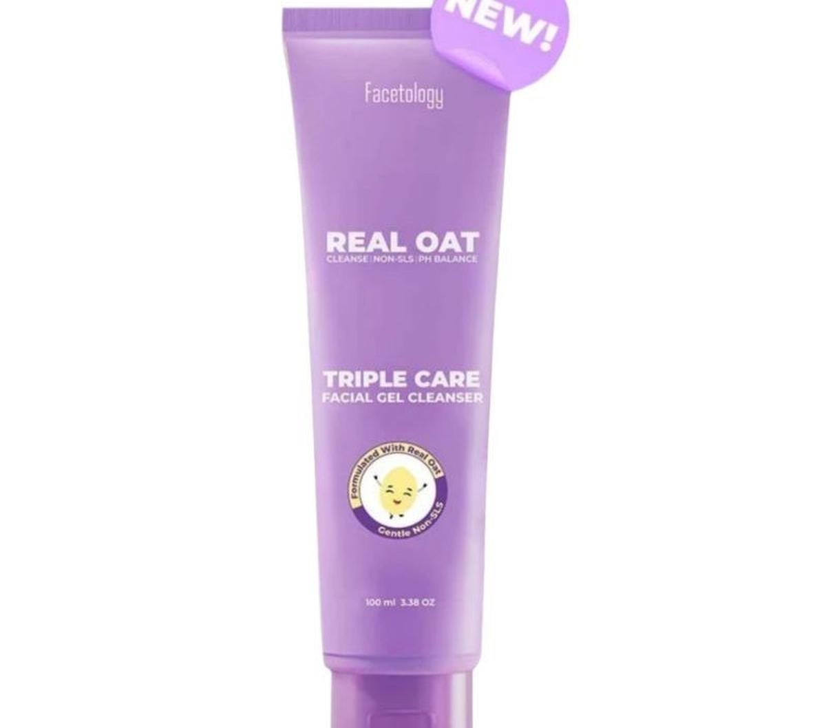 9. Facetology Triple Care Facial Gel Cleanser