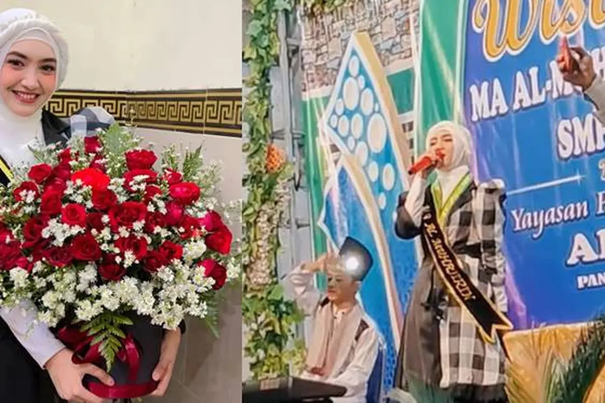 Tampil Berhijab, Ini 6 Momen Kelulusan Penyanyi Jihan Audy