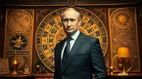 vladimir putin western zodiac sign ©Ilustrasi dibuat AI