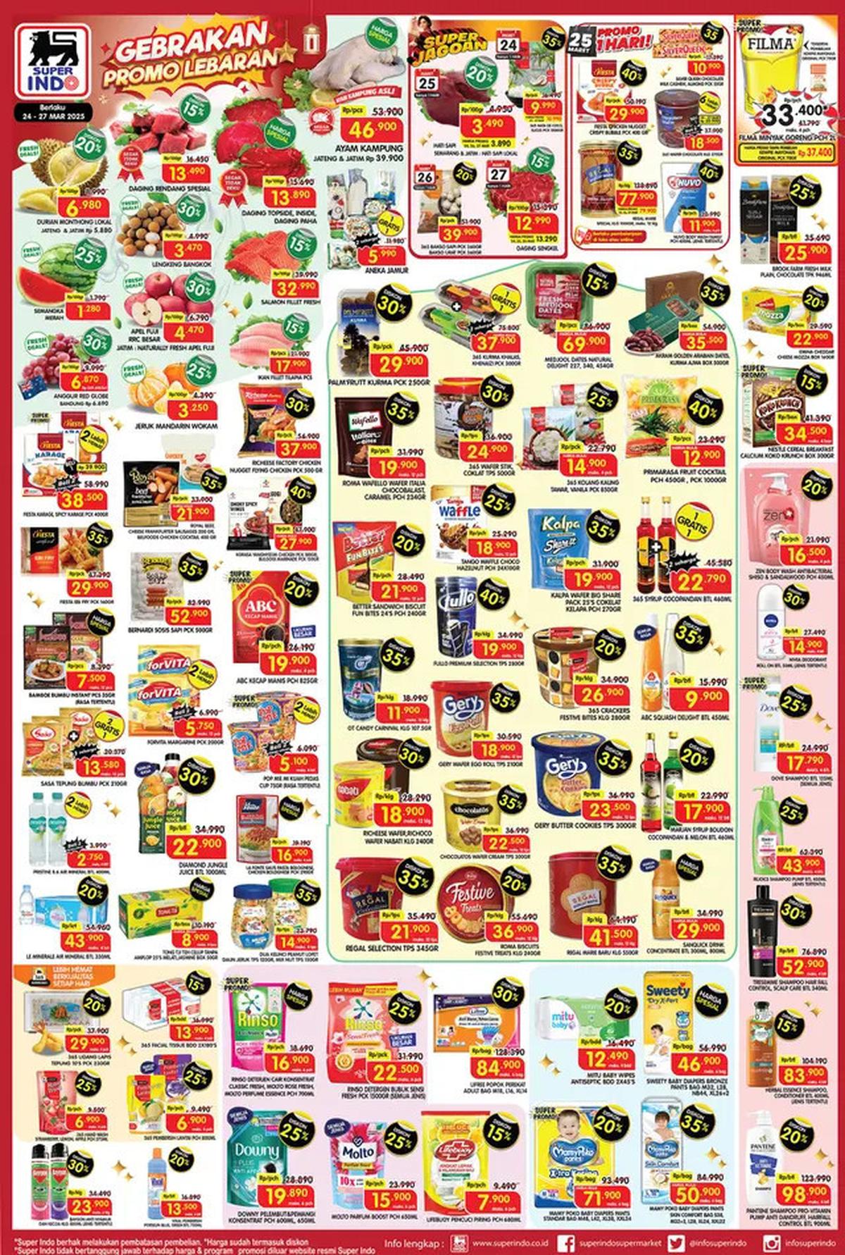 Katalog Promo Hari Ini, Banjir Diskon BBM hingga Kebutuhan Dapur Jelang Lebaran 2025