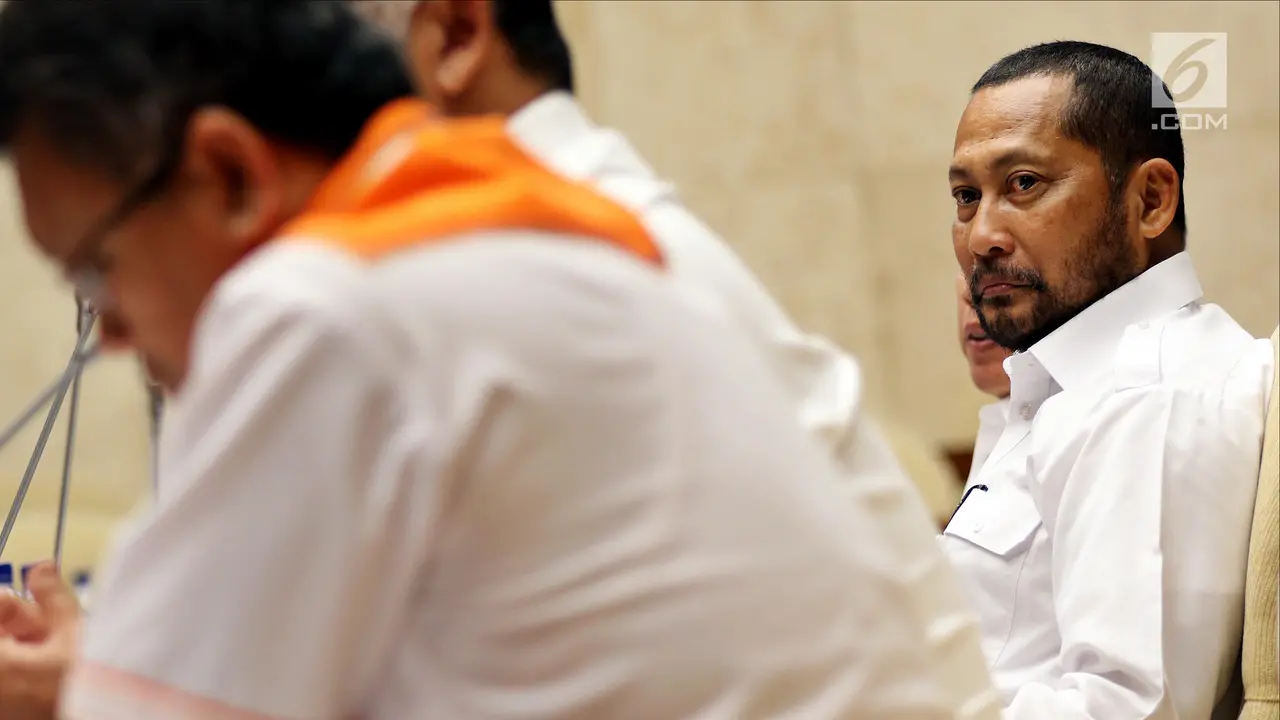 Tampil Brewokan, Buwas Bahas Anggaran Bulog di DPR