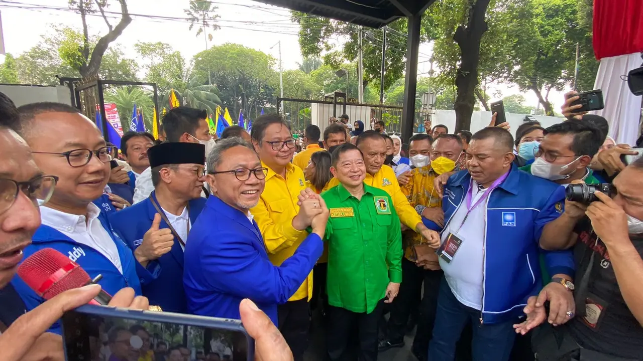 3 Ketua Umum Partai Koalisi Indonesia Bersatu (KIB)