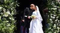 Pernikahan Meghan Markle dan Pangeran Harry. (Ben STANSALL / POOL / AFP)