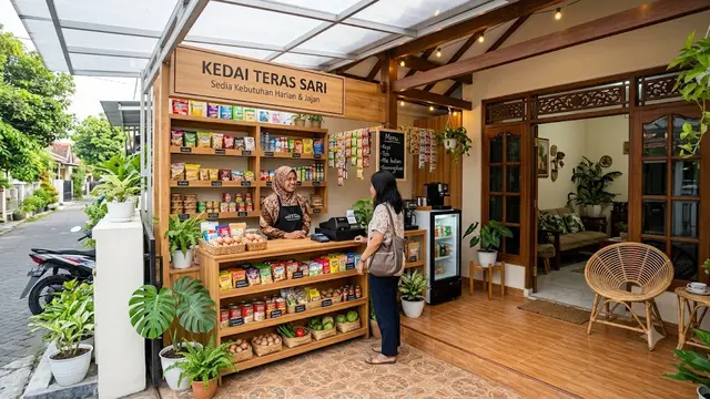Inspirasi Sudut Rumah Jadi Tempat Usaha