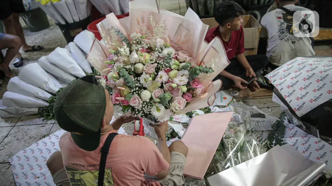 Penjualan Bunga Buket di Hari Valentine Menurun
