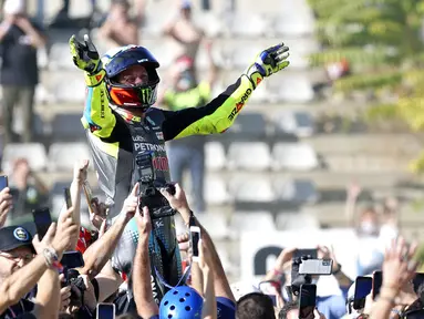 FOTO: Momen-Momen Terakhir Valentino Rossi di MotoGP