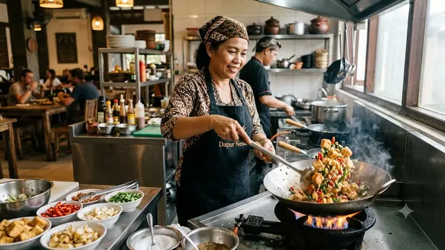 Ilustrasi Tahu Cabe Garam ala Restoran/AI Generated