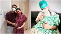 Ditemani keluarga, Nagita Slavina melahirkan lewat proses caesar. (Sumber: Instagram/raffinagita1717/rieta_amilia)
