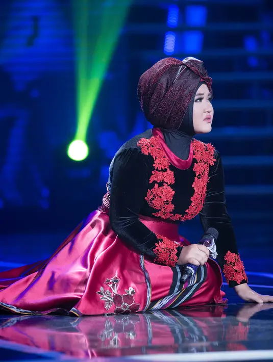 Meski pada akhirnya harus tersisih, Meisya bersyukur bisa sampai sejauh ini di ajang D’Academy 3. Meisya masih punya banyak jalan untuk ditempuh sebagai pedangdut muda di usia muda dan potensial ini. (Dezmond Manullang/Bintang.com)