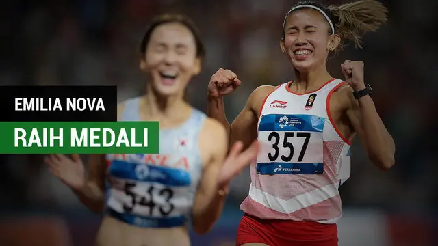 Berita video komentar atlet lari gawang Indonesia, Emilia Nova, setelah meraih medali perak di Asian Games 2018.