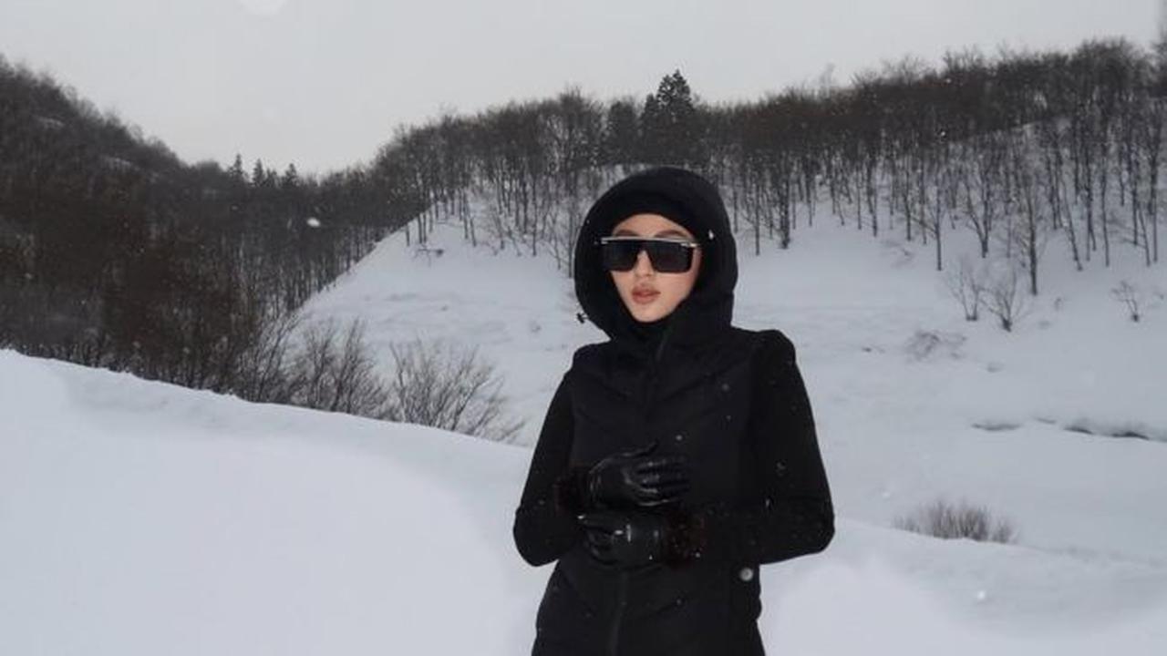 Gaya Margin Wieheerm saat Main di Salju (instagram/marginw).