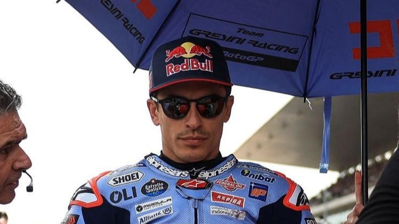 Saat balapan yang berlangsung di Algarve International Circuit, Portimao memasuki lap kedua, Marquez langsung gas pol hingga naik ke urutan ketiga setelah menyalip Vinales. AFP Photo