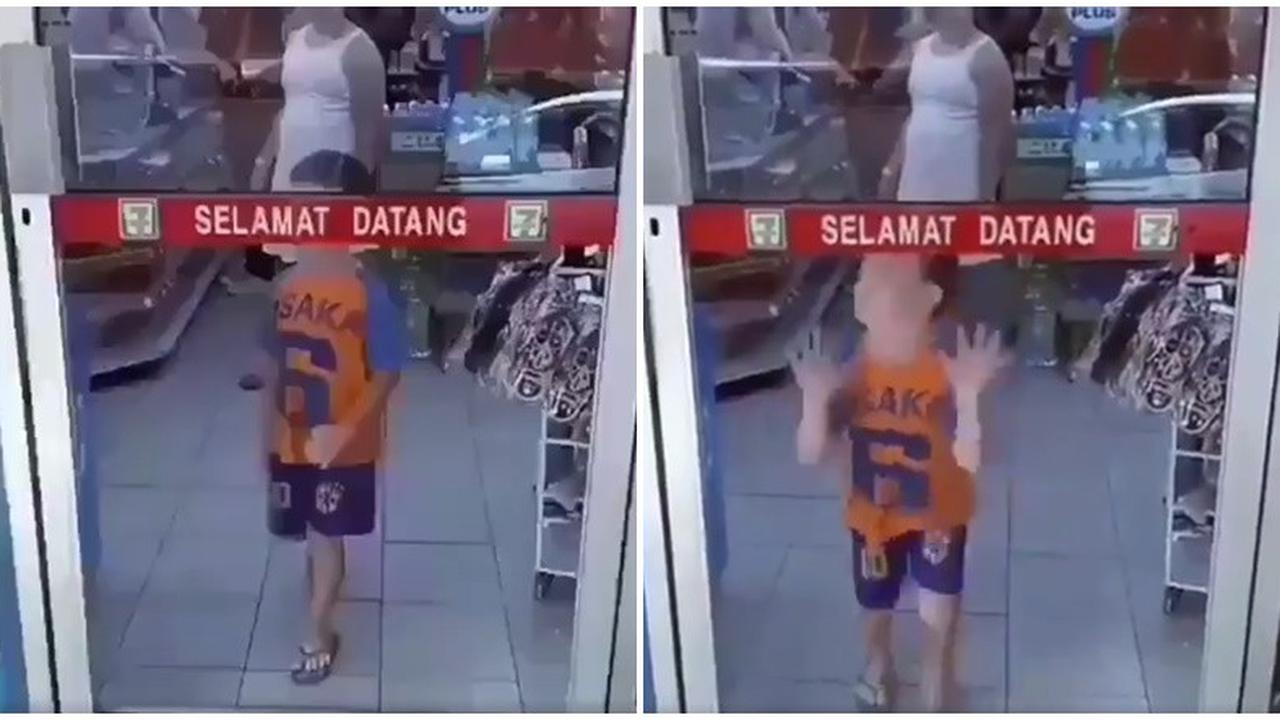 Bikin Ngakak, Ingin Buka Pintu Namun Malah Terjadi Hal Tak Terduga