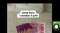 Cek Fakta: Hoaks, BI Terbitkan Uang Baru Rp 5 Juta Bergambar Soekarno