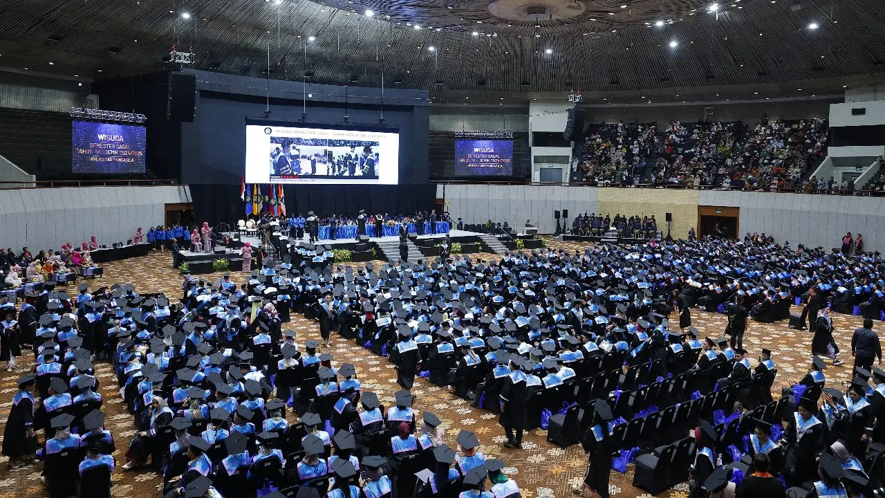 Universitas Pancasila (UP) kembali meluluskan sebanyak 896 wisudawan/wati dari berbagai jenjang pendidikan (D3, S1, S2, S3, dan profesi Apoteker) (Istimewa)