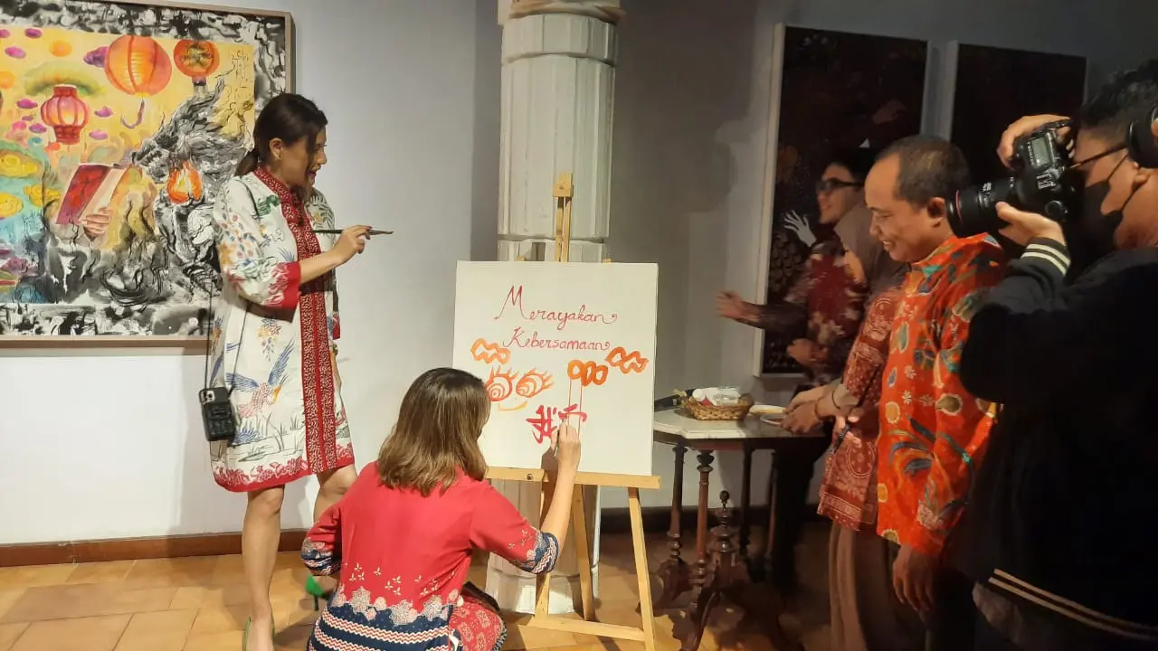 Pembukaan Acara Pameran "Merayakan Kebersamaan" Bentara Budaya