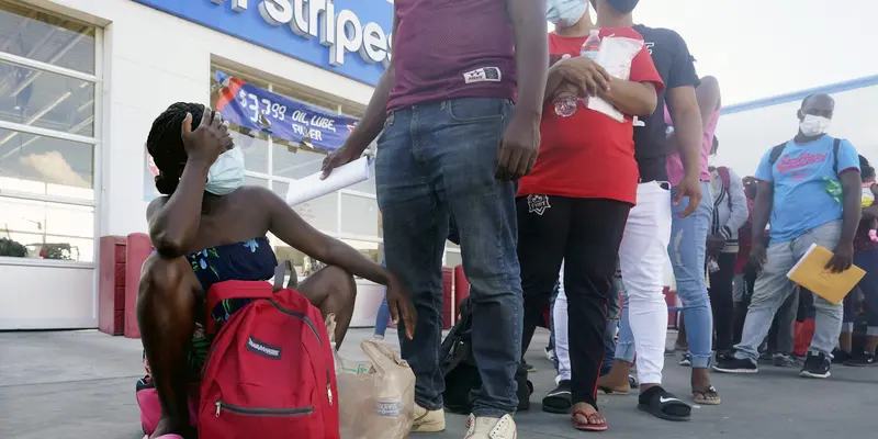 Ribuan Migran Haiti Tiba di Texas