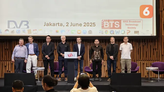 <p>Workshop DVB-I and DVB-NIP, Technology Development & Opportunities di Jakarta, Senin (2/6/2025). (Liputan6.com/ Yuslianson)</p>