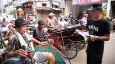 Becak akan segera kembali beroperasi di Jakarta, pihak kelurahan mulai mendata para pemilik becak.