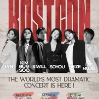 Bulan depan, jadilah saksi KOSTCON 2025. Inilah konser pertama dan terbesar di Jakarta, yang didesain spesial dengan deretan soundtrack drakor favoritmu. (Foto: Dok. Tim KOSTCON 2025)