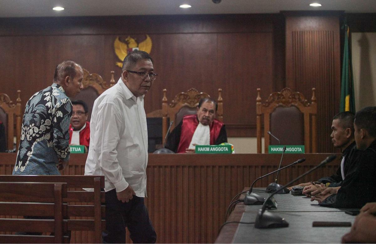 Sidang vonis terdakwa kasus Jasindo
