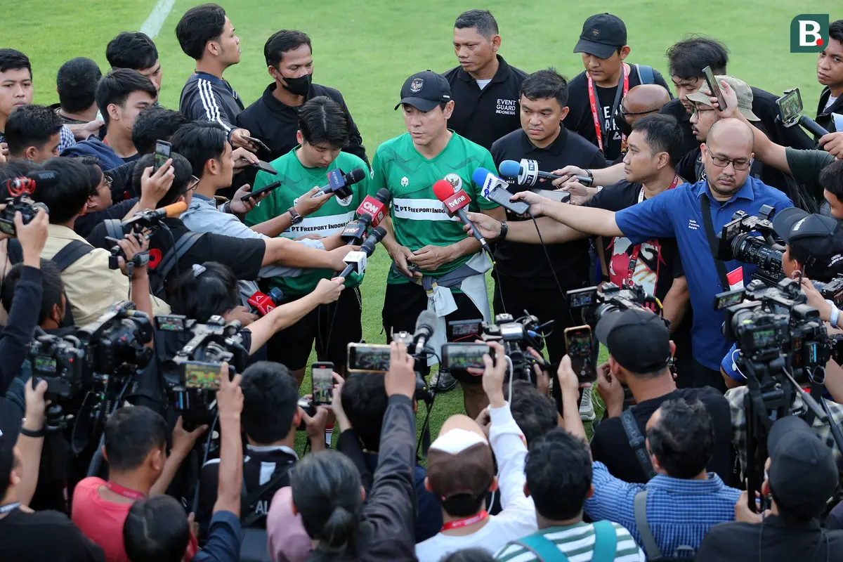 Latihan Timnas Indonesia Jelang Hadapi Timnas Argentina