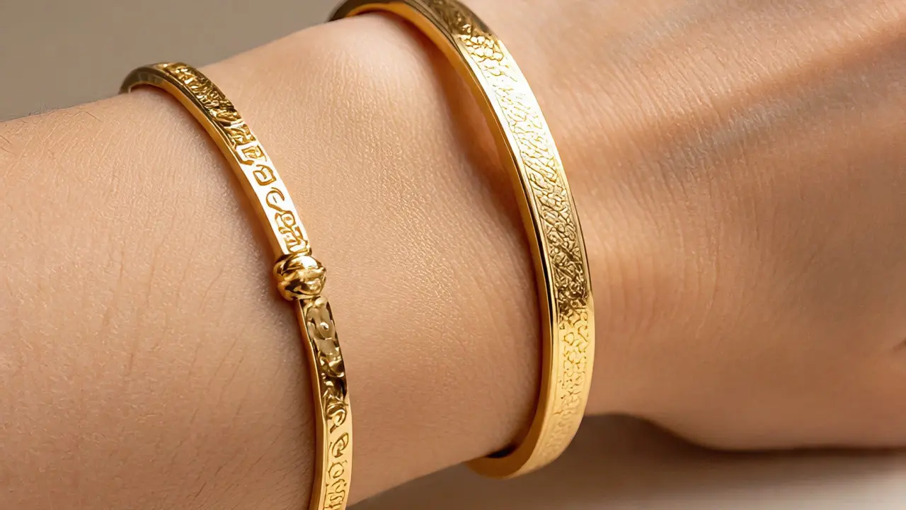 Model Gelang Emas Kadar 750