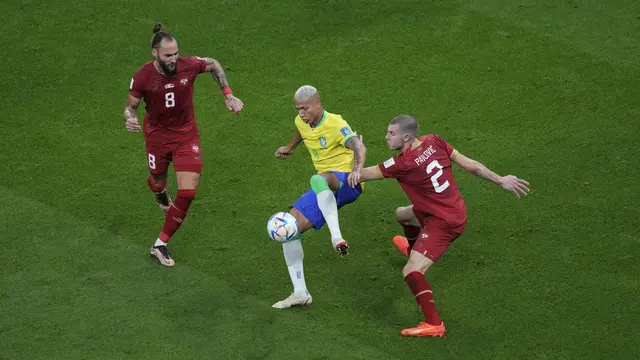 Gol Akrobatik Richarlison Hiasi Kemenangan Brasil atas Serbia
