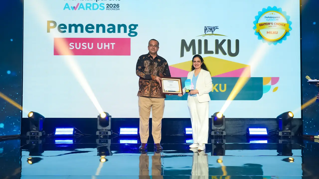 MILKU Raih Penghargaan theAsianparent Awards Indonesia 2026, Susu UHT Pilihan Ahli dan Keluarga Indonesia