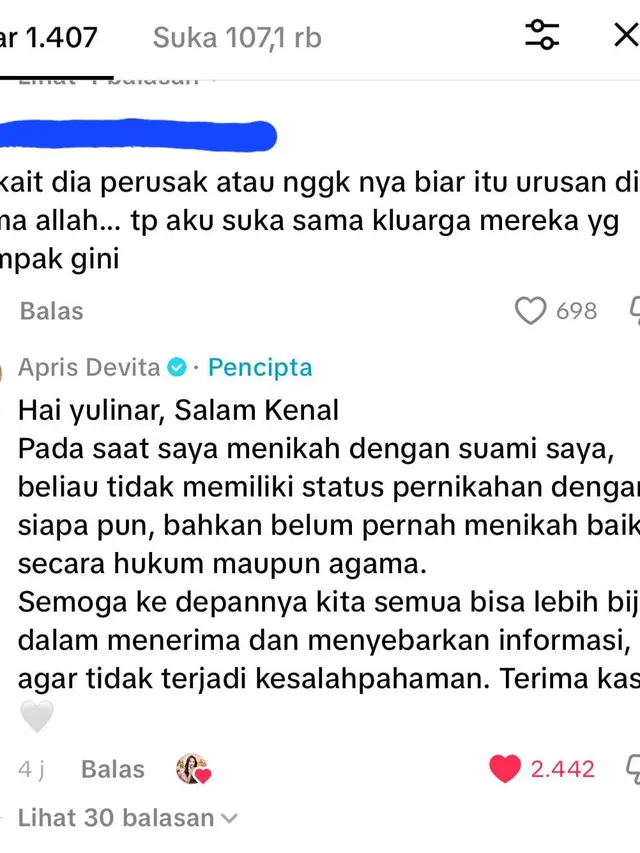 Unggahan Apris Devita