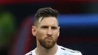 6. Lionel Messi - Messi berada di puncak karir dalam sepuluh tahun terakhir. Terlebih Argentina juga kandas ditangan Perancis pada laga 16 besar Piala Dunia 2018. (AFP/Roman Kruchinin)