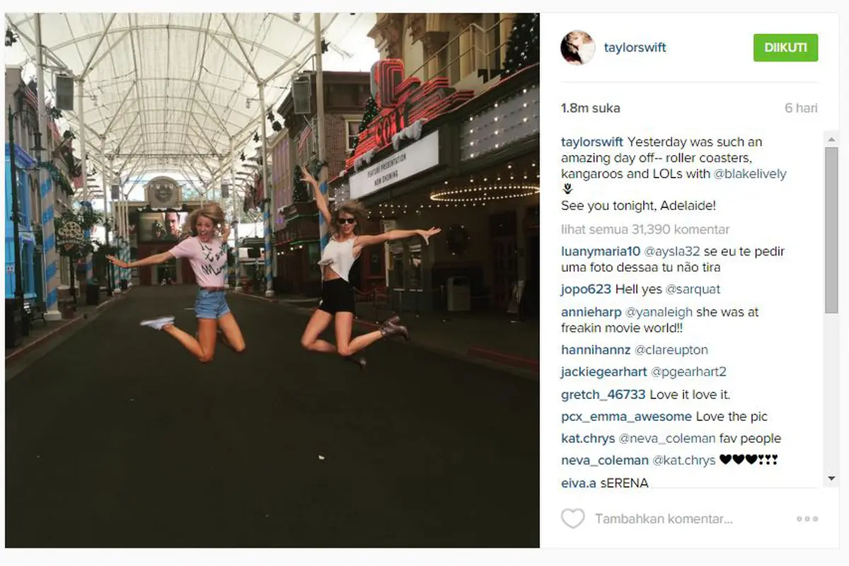 Taylor Swift dan Blake Lively
