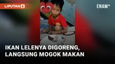 Anak Ini Nangis Karena Ikan Lelenya Digoreng