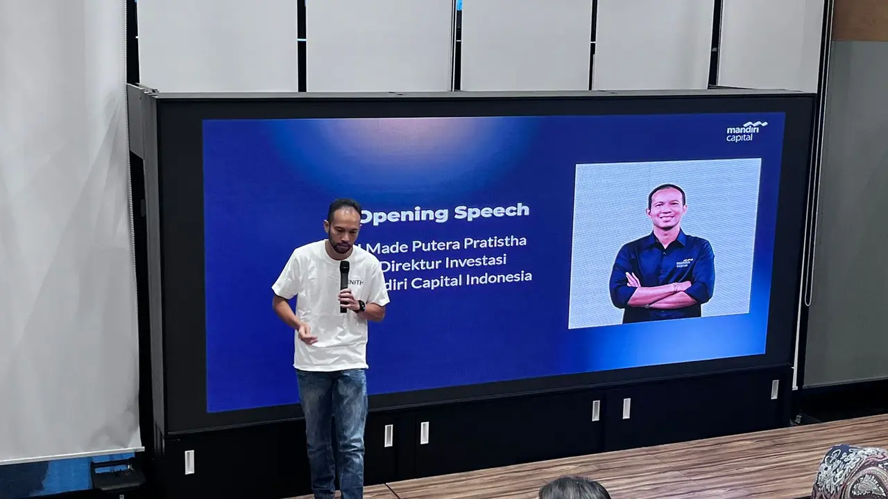 Direktur Investasi Mandiri Capital Indonesia, I Made Putera Pratistha, dalam konferensi pers peluncuran Zenith, Rabu (23/8/2023). (Dok MCI)