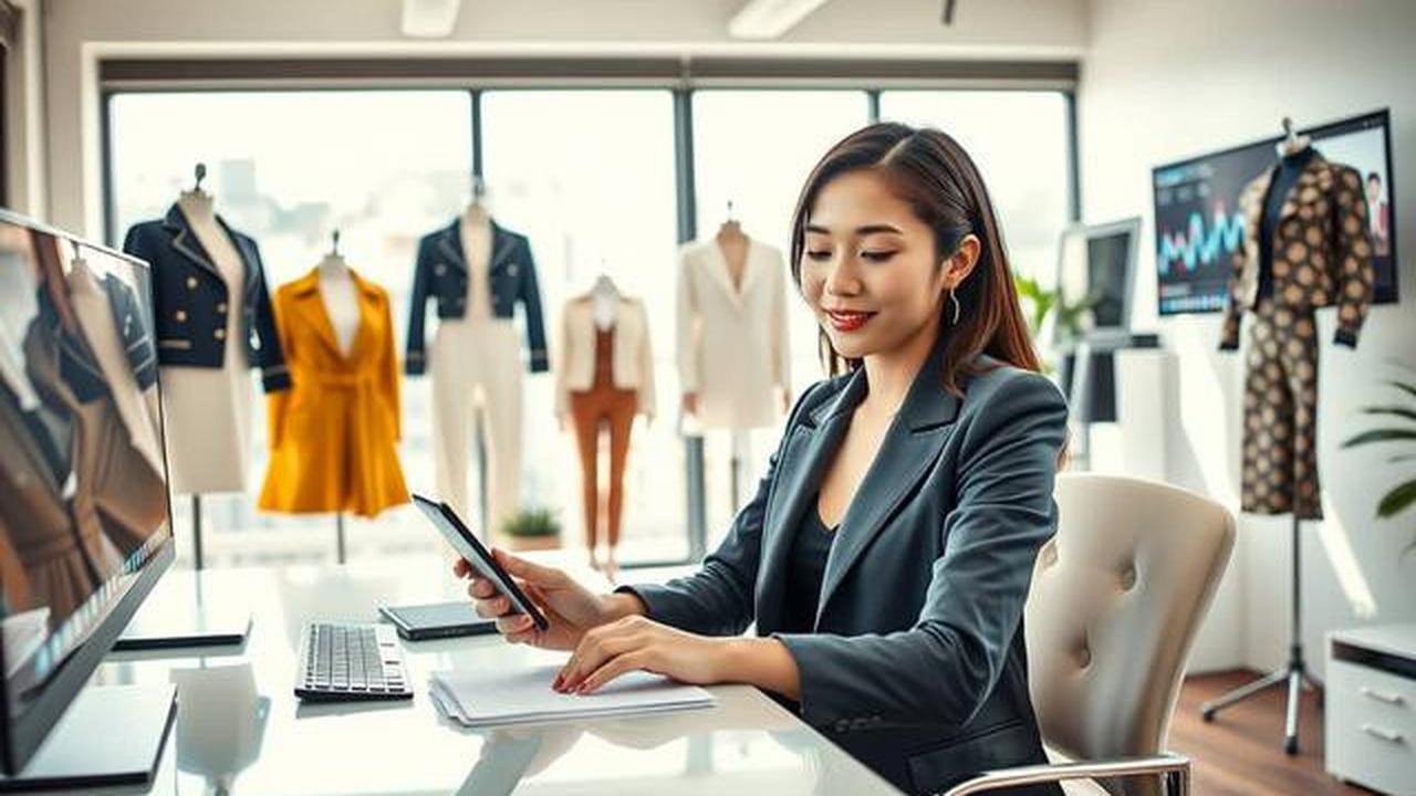 Ilustrasi Jualan Produk Fashion Musiman