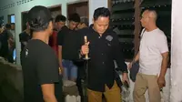 Polrestabes Medan Gerebek Tongkrongan Geng Motor, 10 Orang Ditangkap dan Sita Sajam