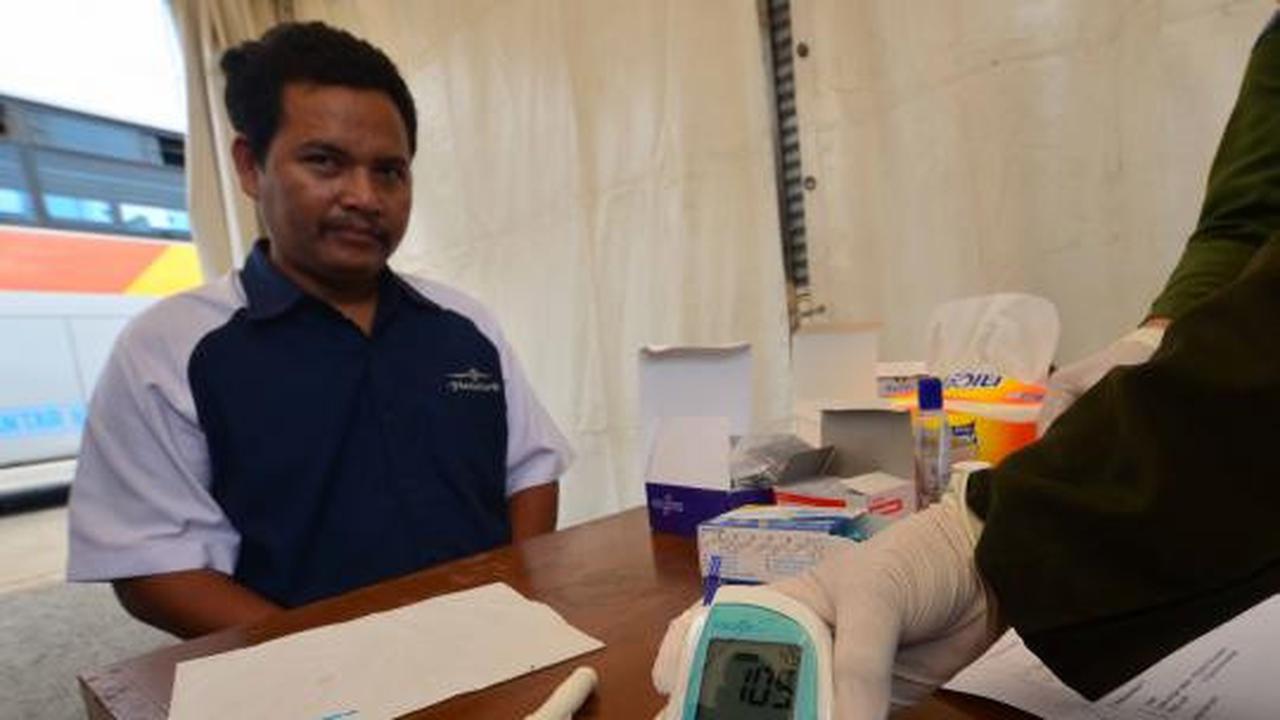Sopir bus AKAP jalani tes urine