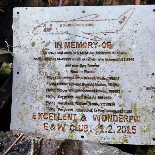 Tempat jatuhnya pesawat perang dunia 2
