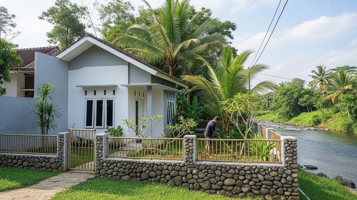 10 Inspirasi Rumah dengan Kebun Menghadap Sungai yang Asri dan Menenangkan