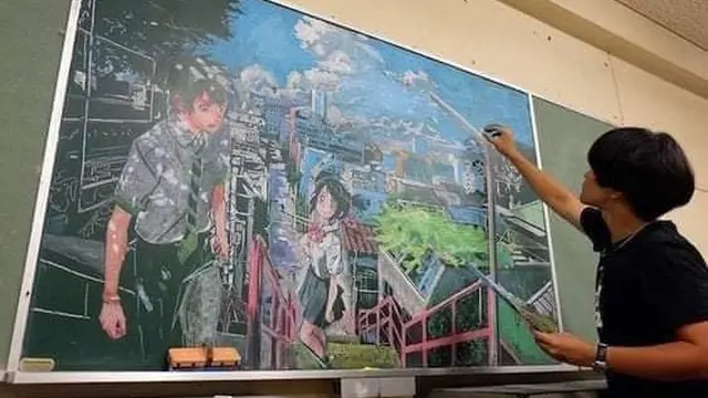 15 Gambar Anak Sekolah di Papan Tulis Pakai Kapur Ini Menakjubkan