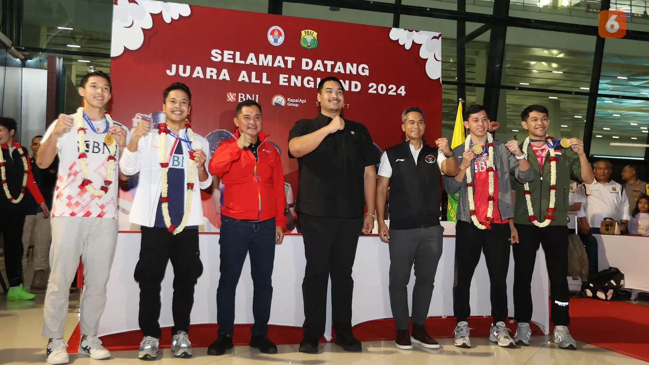 Penyambutan Juara All England 2024
