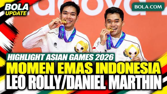 Momen Emas Indonesia! Leo Rolly Carnando/Daniel Marthin Naik Podium Asian Games 2026