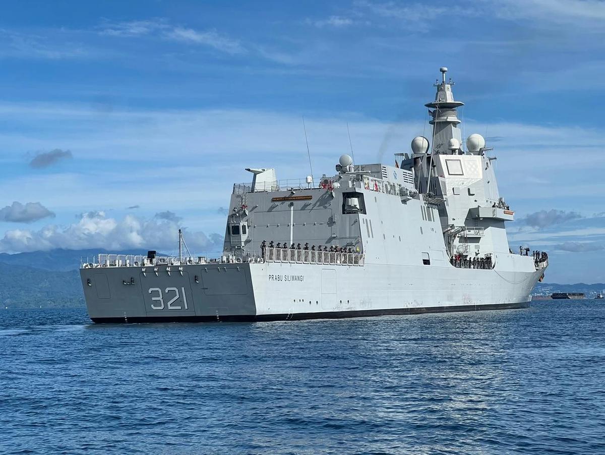 FOTO: KRI Prabu Siliwangi 321 Tiba di Tanah Air Siap Diresmikan