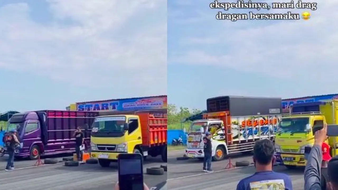 Drag race truk