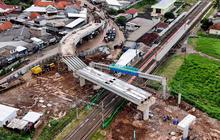 FOTO: Progres Terkini Pembangunan Jalan Layang Tenjo Penghubung Bogor-Tangerang
