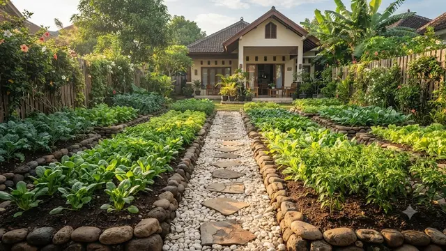 Ide Kebun Sayur Tanpa Pot di Halaman Rumah