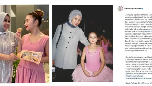 Unggahan Nikita Willy. (Foto: Instagram @nikitawillyofficial94)